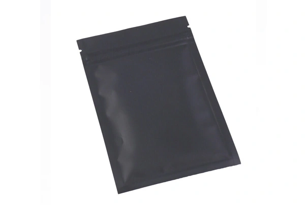 Black Kraft Paper Flat Pouch