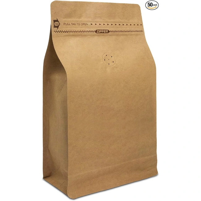 box bottom coffee bags
