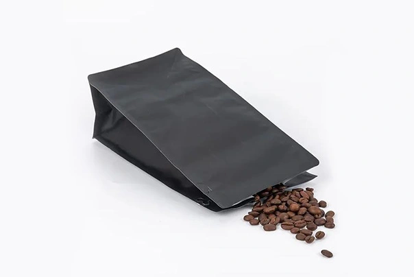 Black Kraft Paper Packaging Bag