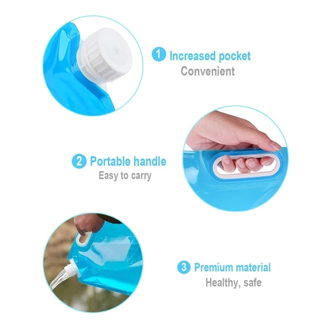 portable water storage bags